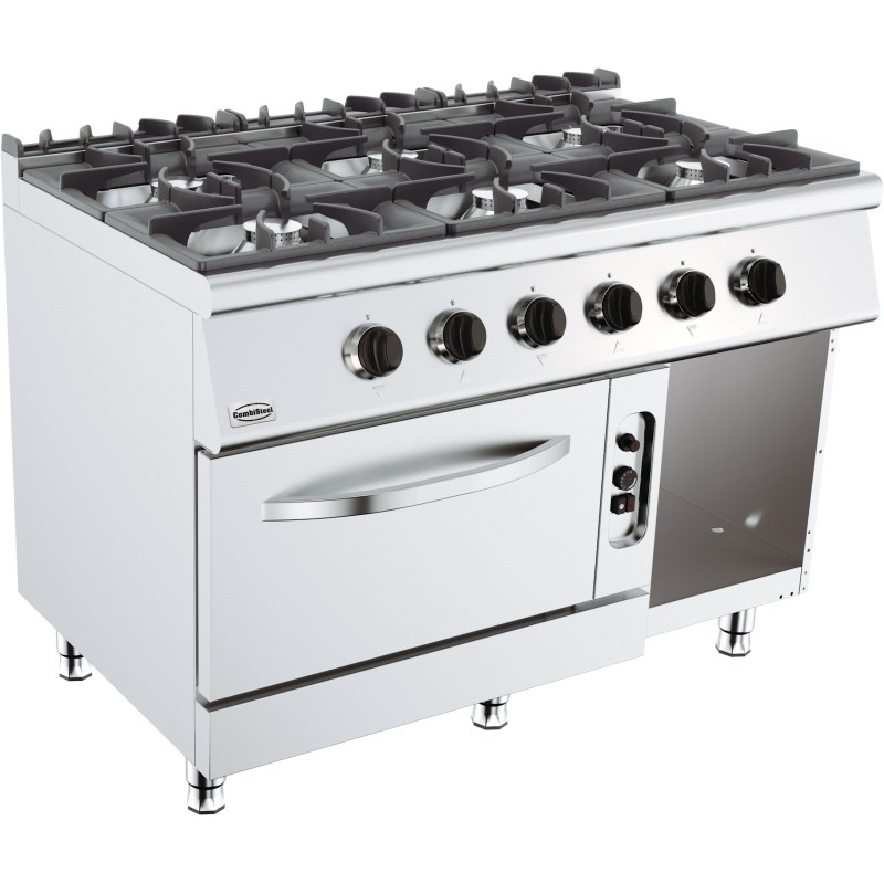 BASE 700 CUISINIERE A GAZ 6 BRULEURS AVEC FOUR À GAZ 7178.0420 COMBISTEEL BASE 700 CUISINIERE A GAZ 6 BRULEURS AVEC FOUR À GAZ 7178.0420 COMBISTEEL