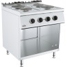 BASE 700 CUISINIERE ÉL. 4 PLAQUES 7178.0430 COMBISTEEL