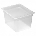 Bac en polypropylène translucide Cambro GN 1/2 profondeur 200mm CJ657 Cambro