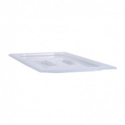 Couvercle translucide en polypropylène avec poignée pour bac GN 1/2  Cambro  CJ658 Cambro