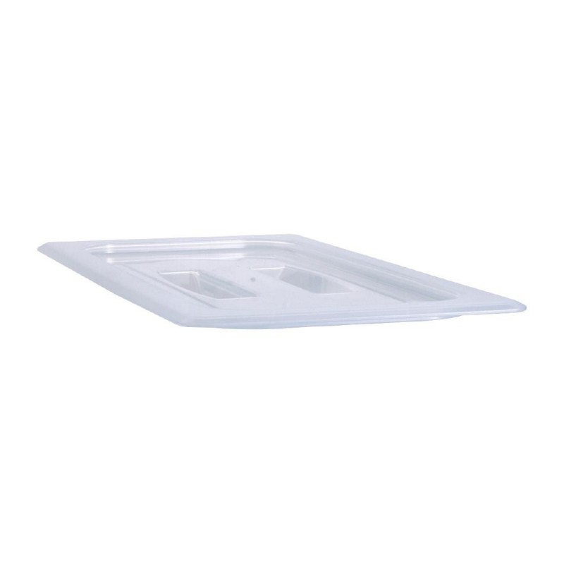 Couvercle translucide en polypropylène avec poignée pour bac GN 1/2 Cambro CJ658 Cambro Couvercle translucide en polypropylène avec poignée pour bac GN 1/2 Cambro CJ658 Cambro