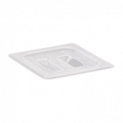 Couvercle translucide en polypropylène avec poignée pour bac GN 1/6  Cambro  CJ660 Cambro
