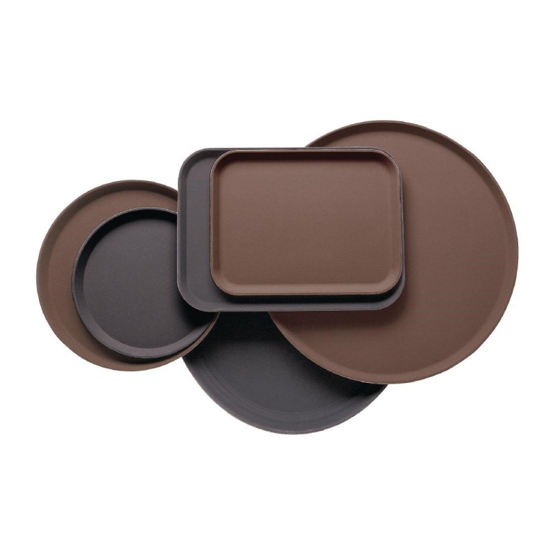 Plateau rectangulaire fibre de verre antidérapant Camtread Cambro noir 325 x 530mm CJ667 Cambro Plateau rectangulaire fibre de verre antidérapant Camtread Cambro noir 325 x 530mm CJ667 Cambro