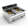 FRITEUSE POSABLE ÉLECTRIQUE 2X12L 2X6KW 7455.0940 COMBISTEEL