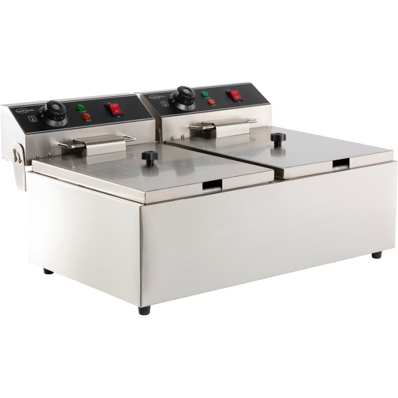 FRITEUSE POSABLE ÉLECTRIQUE 2X6 L 7455.1008 COMBISTEEL FRITEUSE POSABLE ÉLECTRIQUE 2X6 L 7455.1008 COMBISTEEL