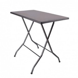 Table pliable rectangulaire Sevelit Pizarra 115x70x110 cm CJ951 Sans Marque