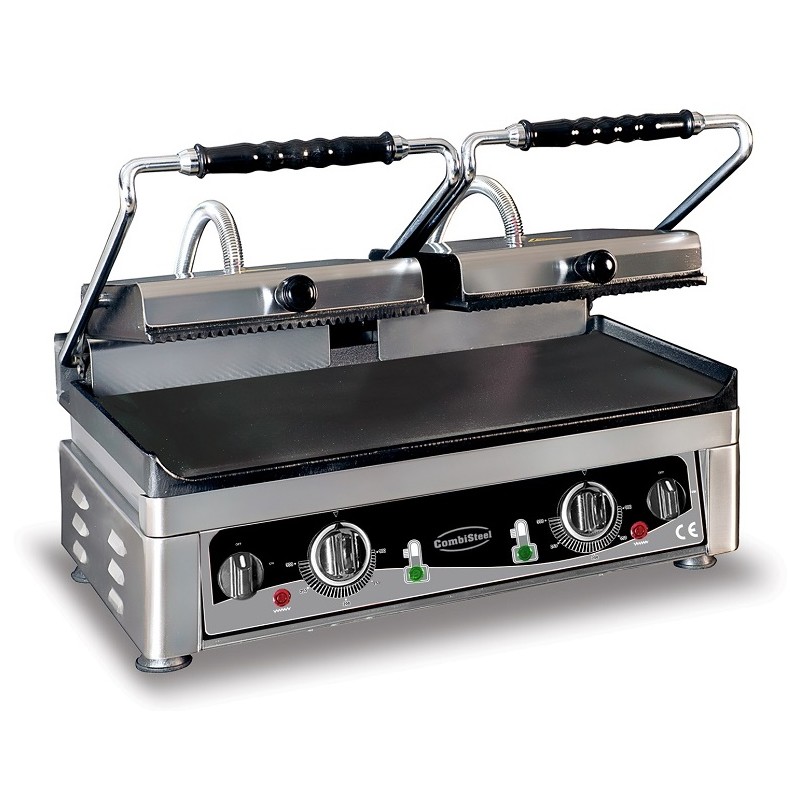 GRILLE DE CONTACT PANINI DOUBLE LISSE/RAINURÉ 7491.0030 COMBISTEEL GRILLE DE CONTACT PANINI DOUBLE LISSE/RAINURÉ 7491.0030 COMBISTEEL