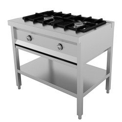 CUISINIERE 2 BRULEURS 7003.0905 COMBISTEEL