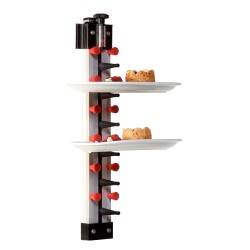 PORTE-ASSIESTTES DRESSÉES MURALE 6 7036.0011 COMBISTEEL