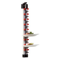 PORTE ASSIETTES DRESSÉES MURALE 9 7036.0013 COMBISTEEL