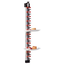PORTE ASSIETTES DRESSÉES MURALE 12 7036.0015 COMBISTEEL
