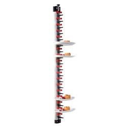 PORTE-ASSIESTTES DRESSÉES MURALE 18 7036.0027 COMBISTEEL