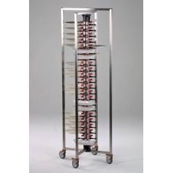 CHARIOT PORTE-ASSIETTES-DRESSÉES ESCAMOTABLE 84 7036.0055 COMBISTEEL