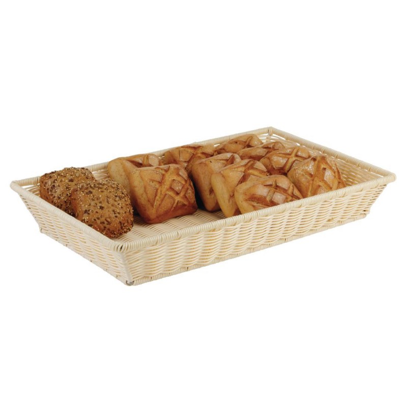 Panier osier polypropylène structure chromée APS 300 x 220mm CK354 APS Panier osier polypropylène structure chromée APS 300 x 220mm CK354 APS