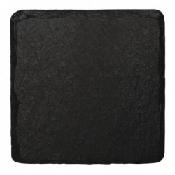 Plat de présentation en ardoise naturelle Olympia 130x130mm (Lot de 4) CK409 Olympia
