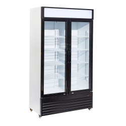 RÉFRIGÉRATEUR 2 PORTES EN VERRE BEZ-750 GD 7455.1390 COMBISTEEL