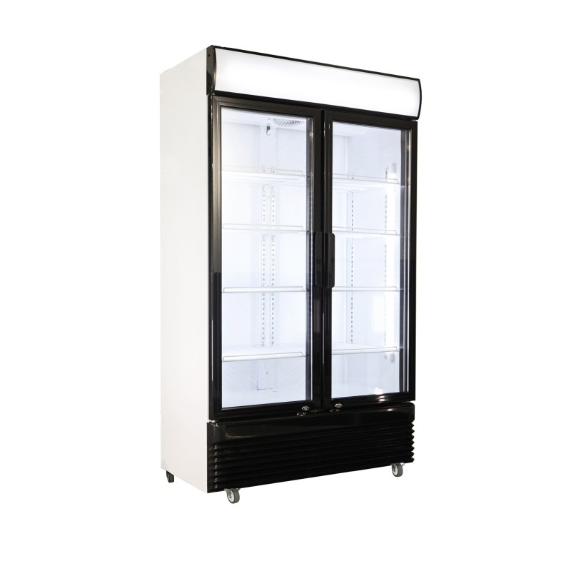 RÉFRIGÉRATEUR 2 PORTES EN VERRE BEZ-780 GD 7455.1392 COMBISTEEL RÉFRIGÉRATEUR 2 PORTES EN VERRE BEZ-780 GD 7455.1392 COMBISTEEL