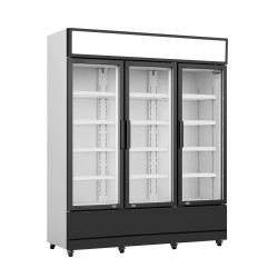 RÉFRIGÉRATEUR 3 PORTES EN VERRE FCU-1200 7455.2110 COMBISTEEL