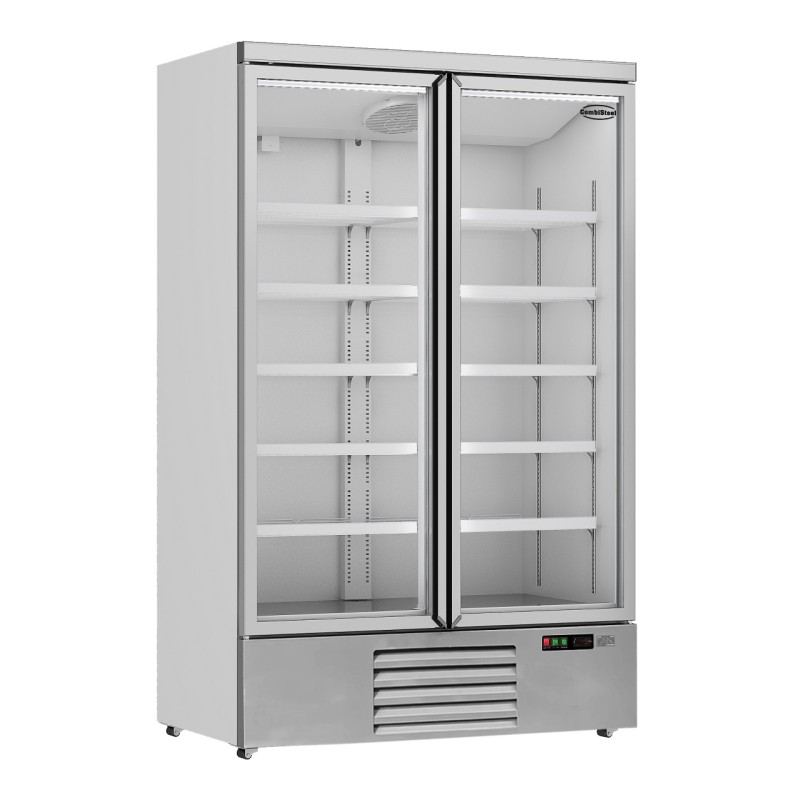 RÉFRIGÉRATEUR 2 PORTES EN VERRE JDE-1000R 7455.2200 COMBISTEEL RÉFRIGÉRATEUR 2 PORTES EN VERRE JDE-1000R 7455.2200 COMBISTEEL