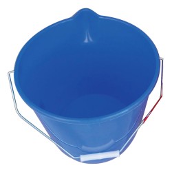 SEAU GRADUÉ 12 LITRES, BLEU, AVEC BEC VERSEUR 002080B L2G