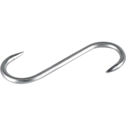 CROCHET ESSE INOX 304 POLI 2 POINTES 03011 L2G