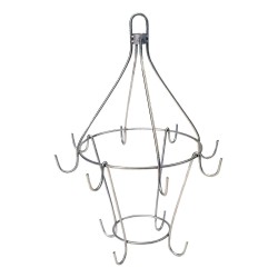 BALANCELLE A LONGES INOX, 12 CROCHETS INOX 03421 L2G