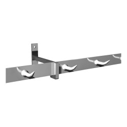 PLATINE MURALE INOX 304 A PLATINE, CARRE POLI 03639 L2G