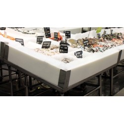 ENTOURAGE POLY H200 + CADRE INOX + 4 POTELETS INOX 1204844 L2G