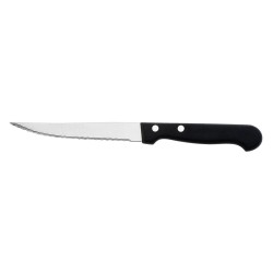 COUTEAU A STEACK MICRO-DENTE - MANCHE NOIR 128.23.03 L2G