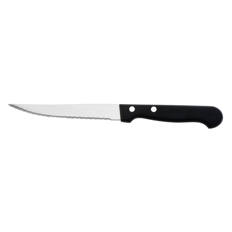 COUTEAU A STEACK MICRO-DENTE - MANCHE NOIR 128.23.03 L2G COUTEAU A STEACK MICRO-DENTE - MANCHE NOIR 128.23.03 L2G
