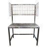 TABLE DE MISE SOUS BARQUETTES, DESSUS INOX 304 130604 L2G