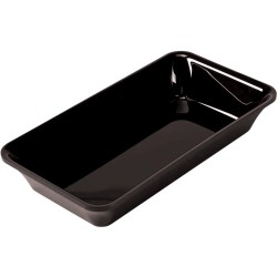 PLAT RECTANGULAIRE PLEXIGLAS NOIR GN1/3 1350N L2G