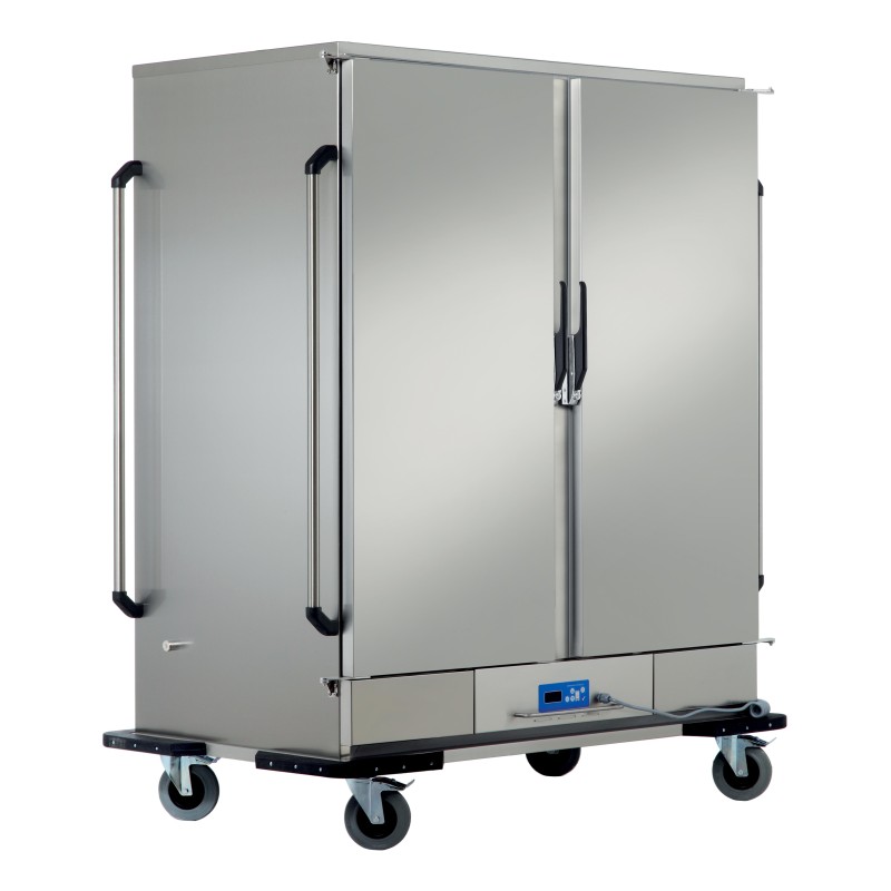 ARMOIRE CHAUFFANTE INOX, GLISSIERES EMBOUTIES,  14018 L2G