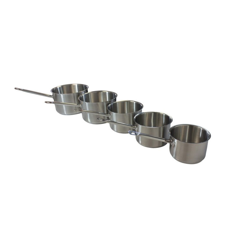 SERIE DE 5 CASSEROLES INOX D.160-180-200-240-260MM 143.0SET1.21 L2G SERIE DE 5 CASSEROLES INOX D.160-180-200-240-260MM 143.0SET1.21 L2G