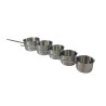SERIE DE 5 CASSEROLES INOX D.160-180-200-240-260MM 143.0SET1.21 L2G