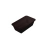 PLAT RECTANGULAIRE PLEXIGLAS NOIR GN1/4 1480N L2G