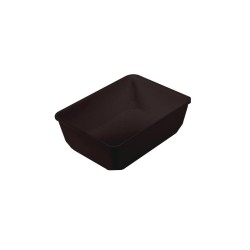 PLAT RECTANGULAIRE PLEXIGLAS NOIR GN2/7 1580N L2G
