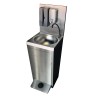 LAVE-MAINS AUTONOME INOX, COMMANDE AU PIED 16286 L2G