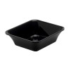 PLAT RECTANGULAIRE NOIR PLEXI GN1/6-50 1650N L2G