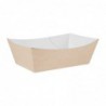 Petites barquettes alimentaires kraft compostables Colpac 124mm CK935 Colpac