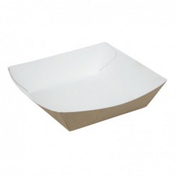 Grandes barquettes alimentaires kraft compostables Colpac 148mm CK936 Colpac