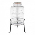 Distributeur d\'eau rétro en verre avec socle Olympia 8,5L CK939 Olympia
