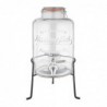Distributeur d'eau rétro en verre avec socle Olympia 8