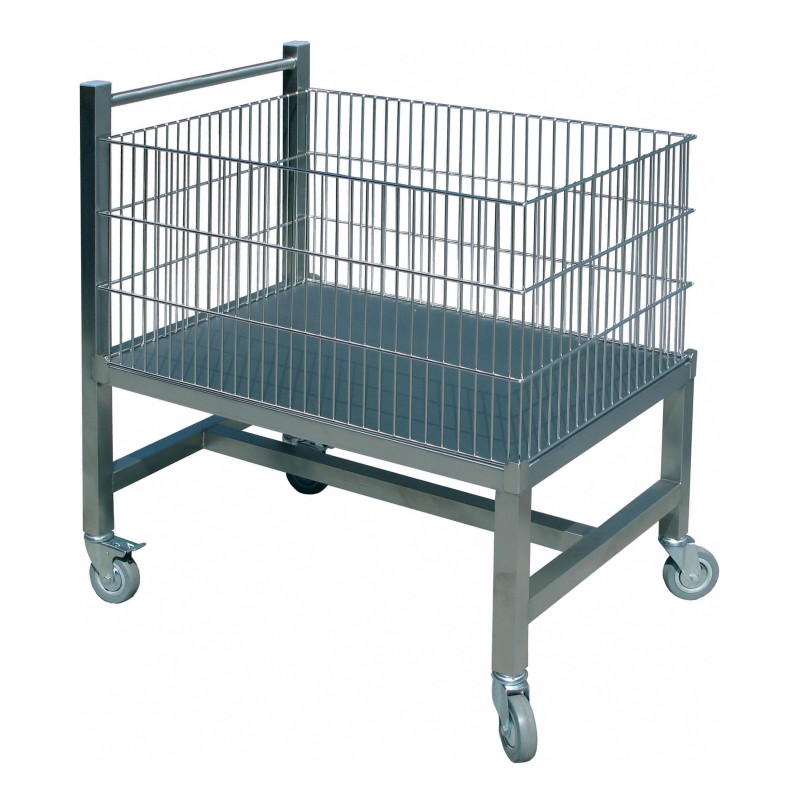 CHARIOT PORTE VIANDE INOX 304, 4 ROUES CHAPE 18213 L2G CHARIOT PORTE VIANDE INOX 304, 4 ROUES CHAPE 18213 L2G