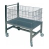 CHARIOT PORTE VIANDE INOX 304, 4 ROUES CHAPE 18213 L2G