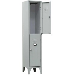 ARMOIRE VESTIAIRE MULTICASES, 1 COLONNE 2 CASES 1C-2CA L2G