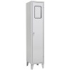 ARMOIRE A LINGE SALE SUR PIEDS, AVEC TRAPPE 1C-LS L2G