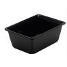 SALADIER RECTANGULAIRE 1 LITRE PLEXI NOIR 2115 L2G
