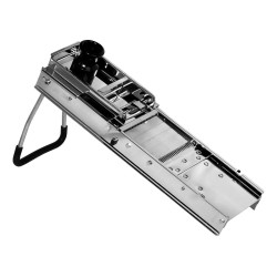 MANDOLINE INOX COMPRENANT UN POUSSOIR ET 3 BLOCS 222652 L2G