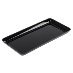 PLAT VITRINE EN ABS NOIR 223001NO L2G